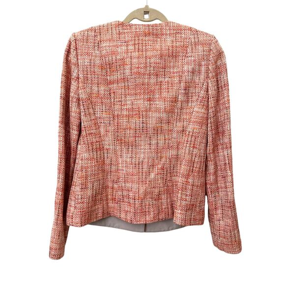 LAFAYETTE 148 Buttoned Tweed Blazer‎ Pink Sz2 - Picture 2 of 5